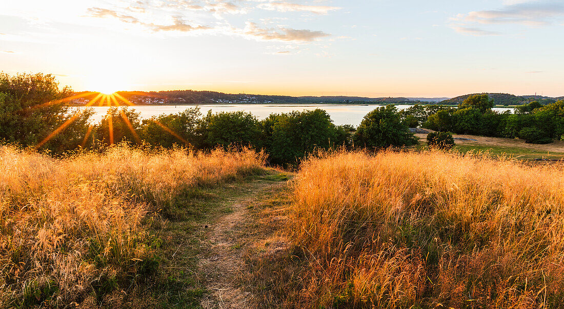 Sunset at coast