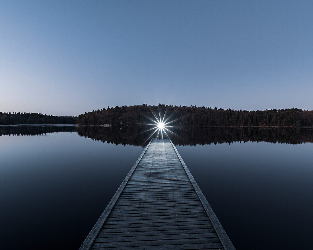 Light at the end of jetty