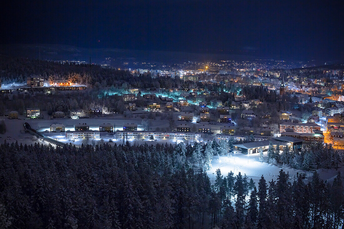 Winter cityscape