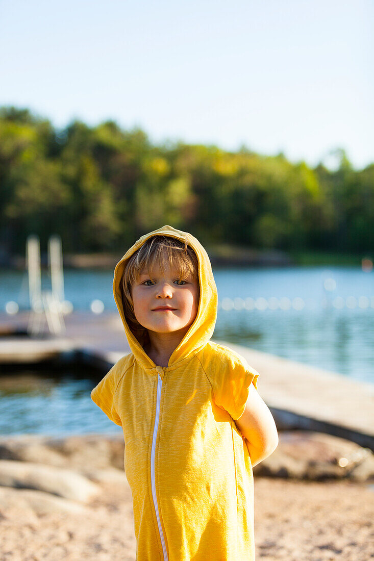 Boy at water