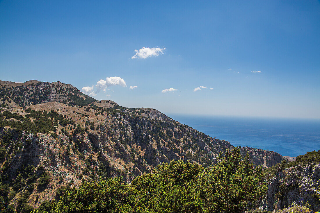 Mountains at coast