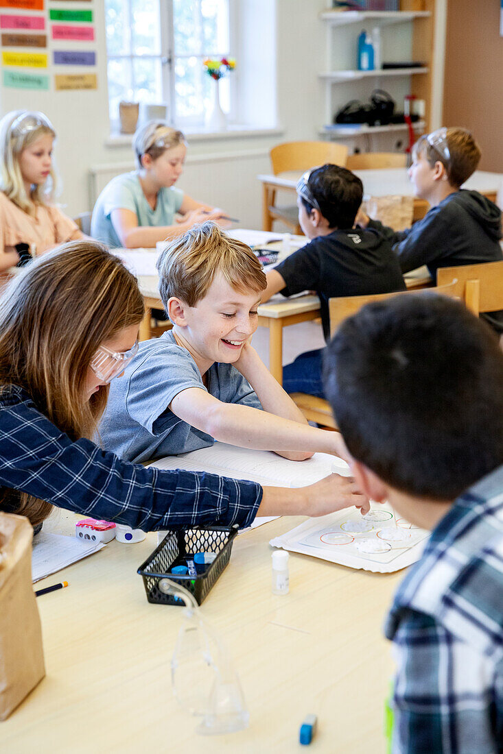 Children in classroom