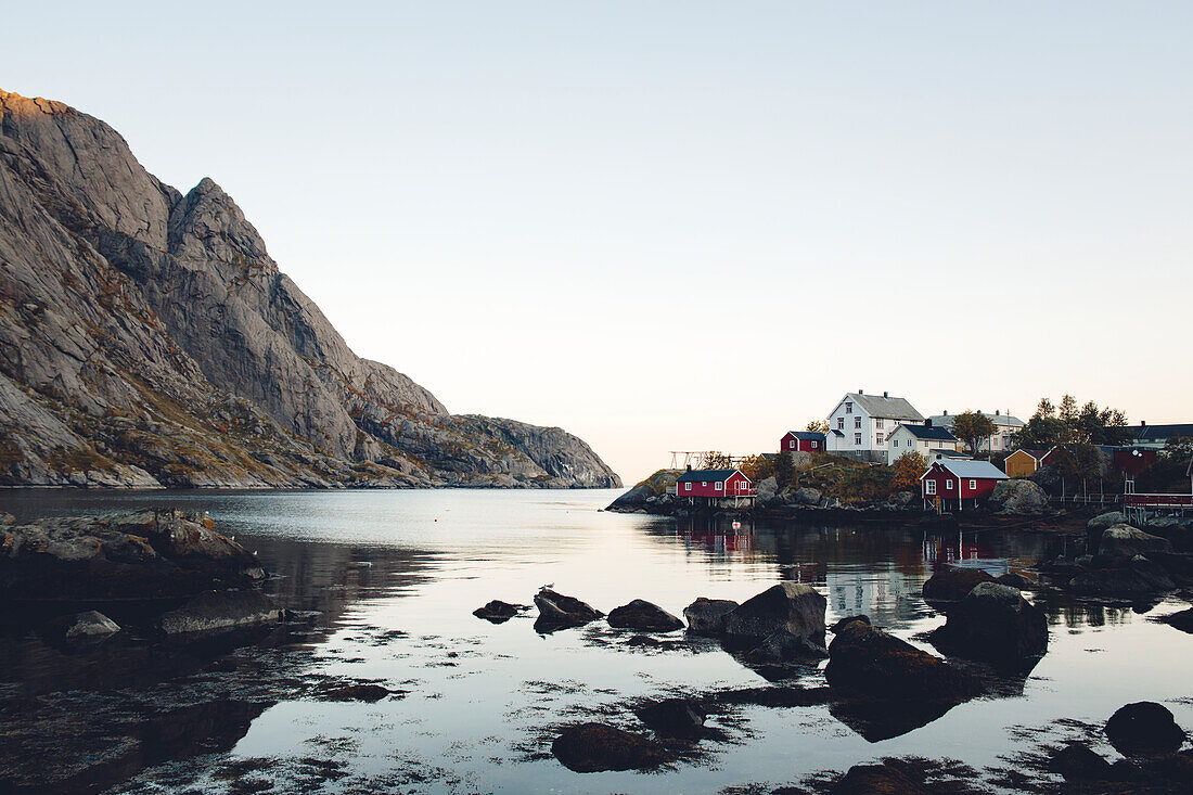 View of rocky coast