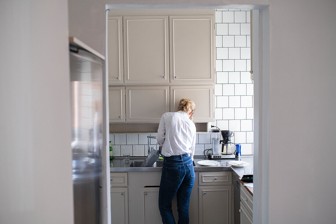 Woman in kitchen