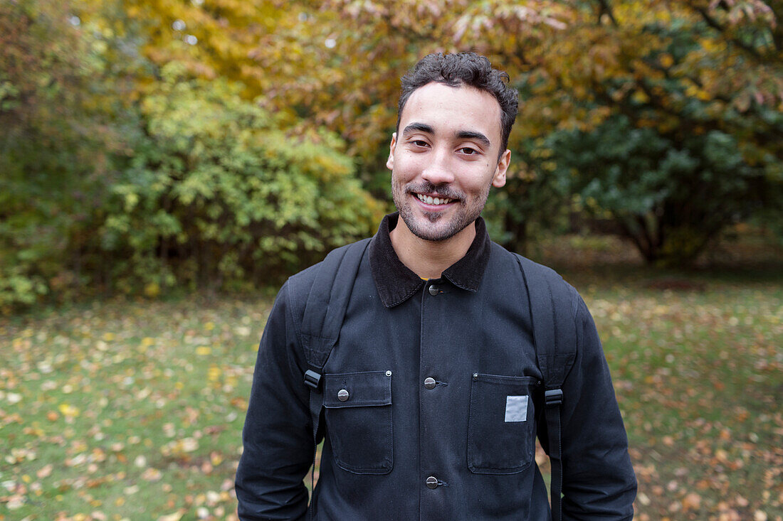 Portrait of smiling man