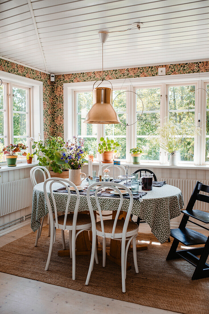 View of dining room