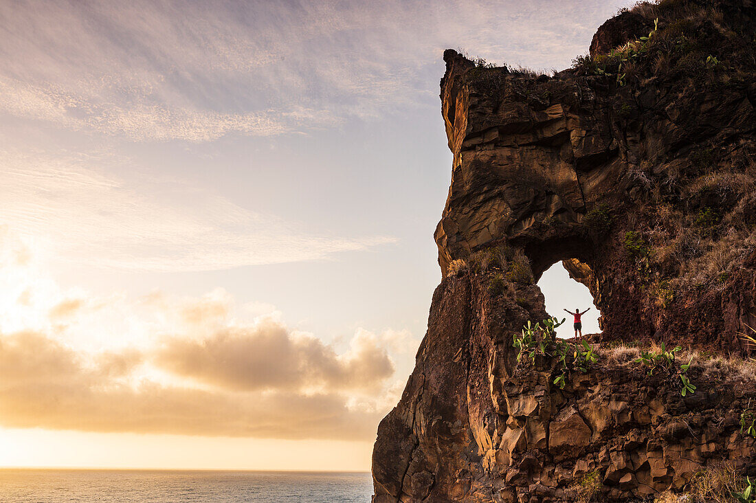 Cliff at sea