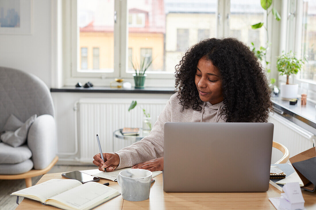 Woman working in office