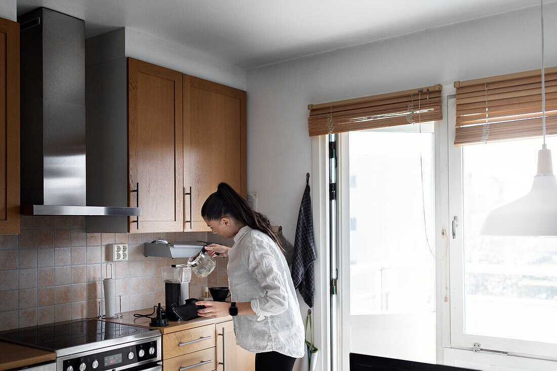 Woman in kitchen