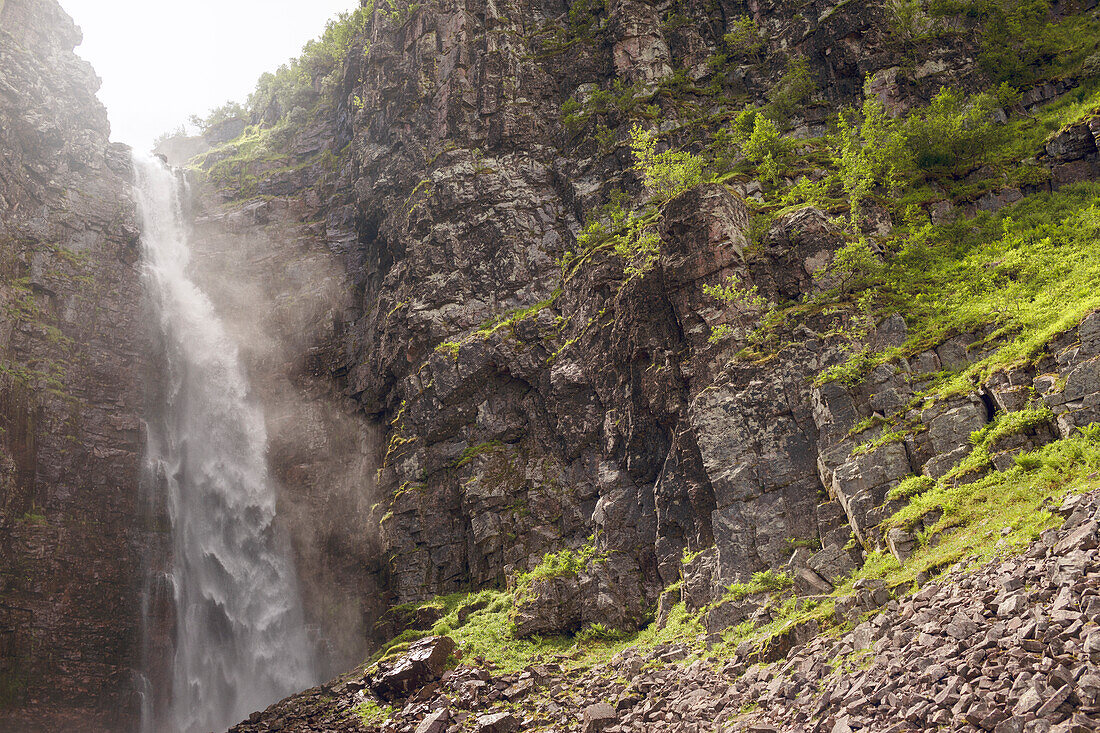 View of waterfall