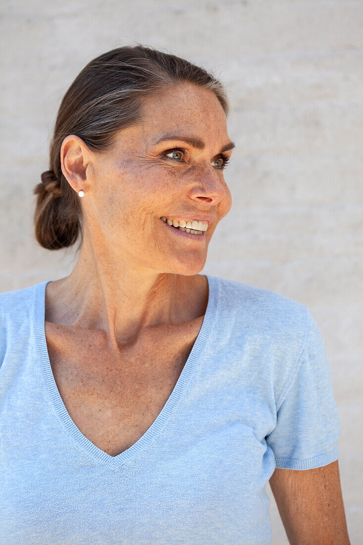 Smiling mature woman