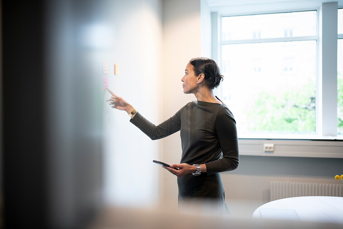 Woman working in office