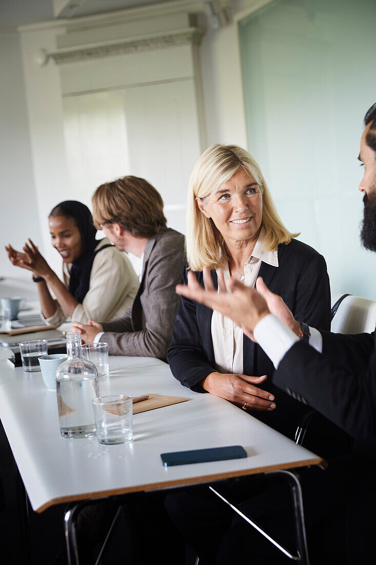 Business people at meeting