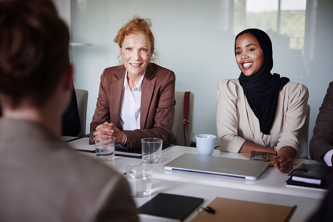 Business people at meeting