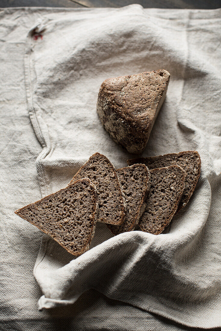 Organic multi-grain bread