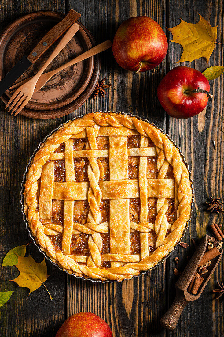 Herbstlicher Apple Pie