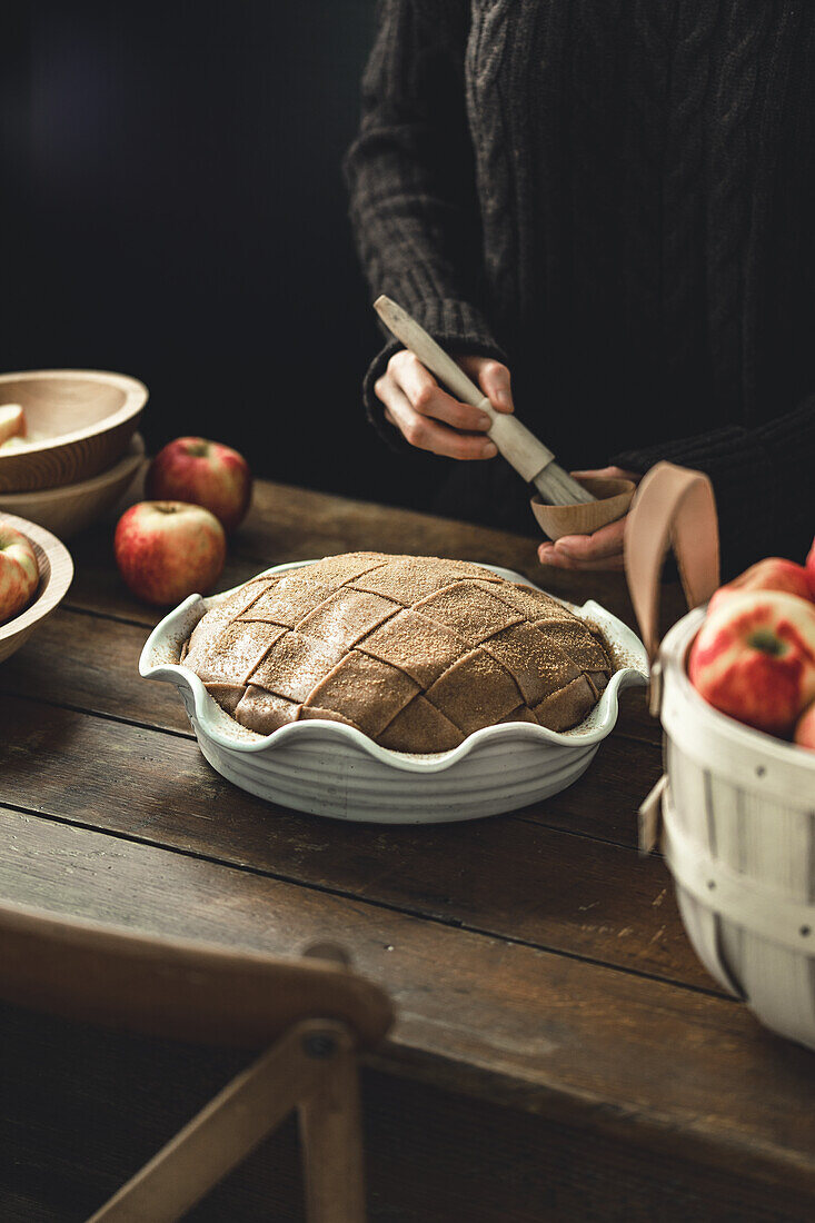 Veganer Apple Pie