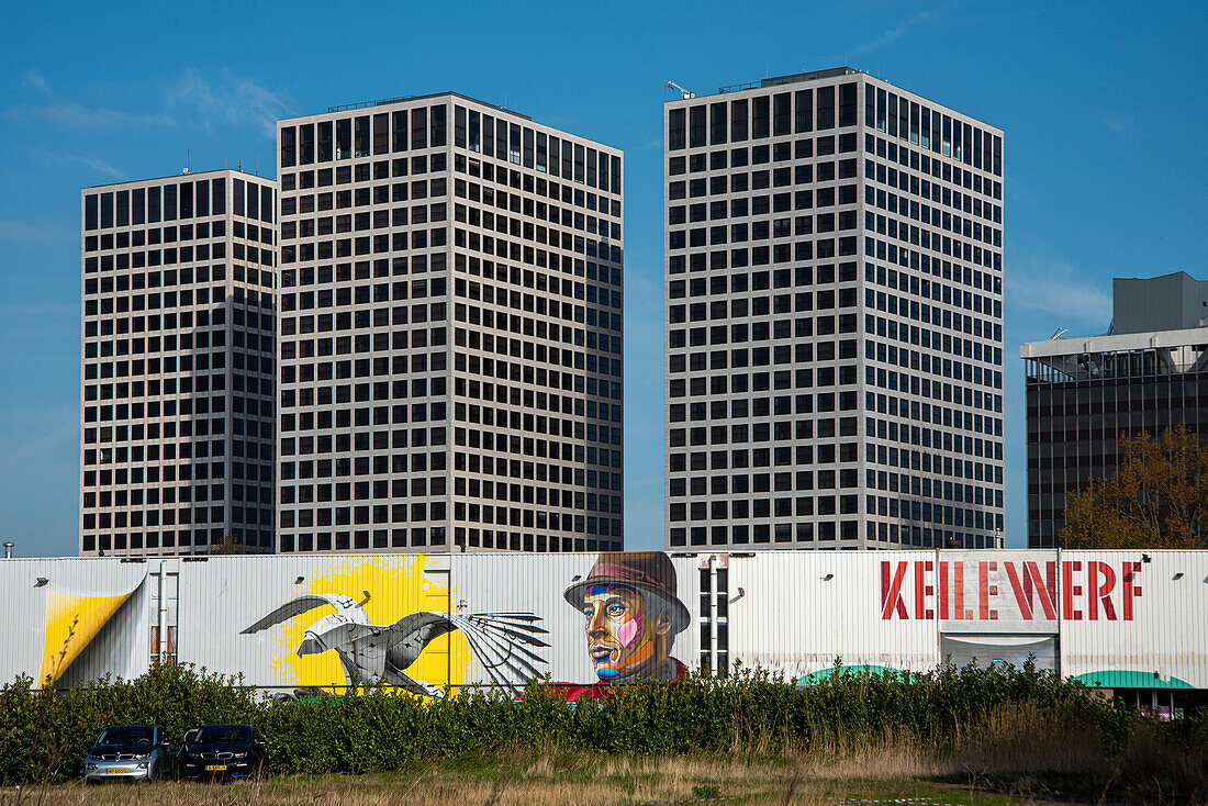 Office buildings in Rotterdam, Netherlands