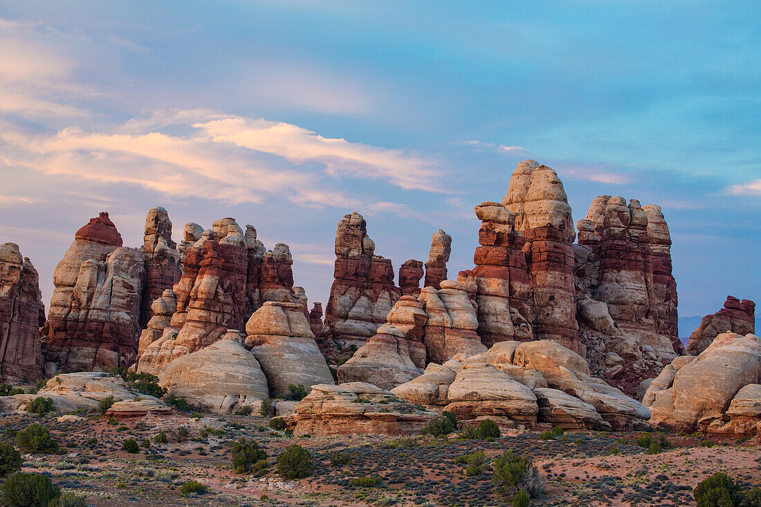 Cedar Mesa sandstone formations, Utah, USA