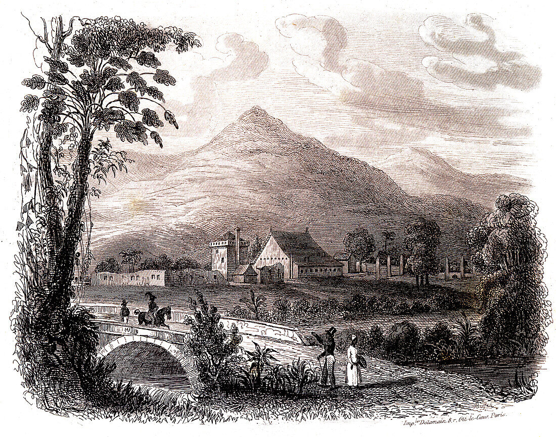 La Victoire, Haiti, 19th century illustration
