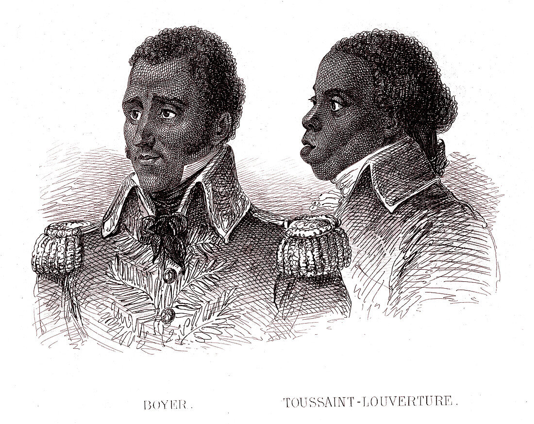 Boyer and Toussaint Louverture, Haitian revolutionaries