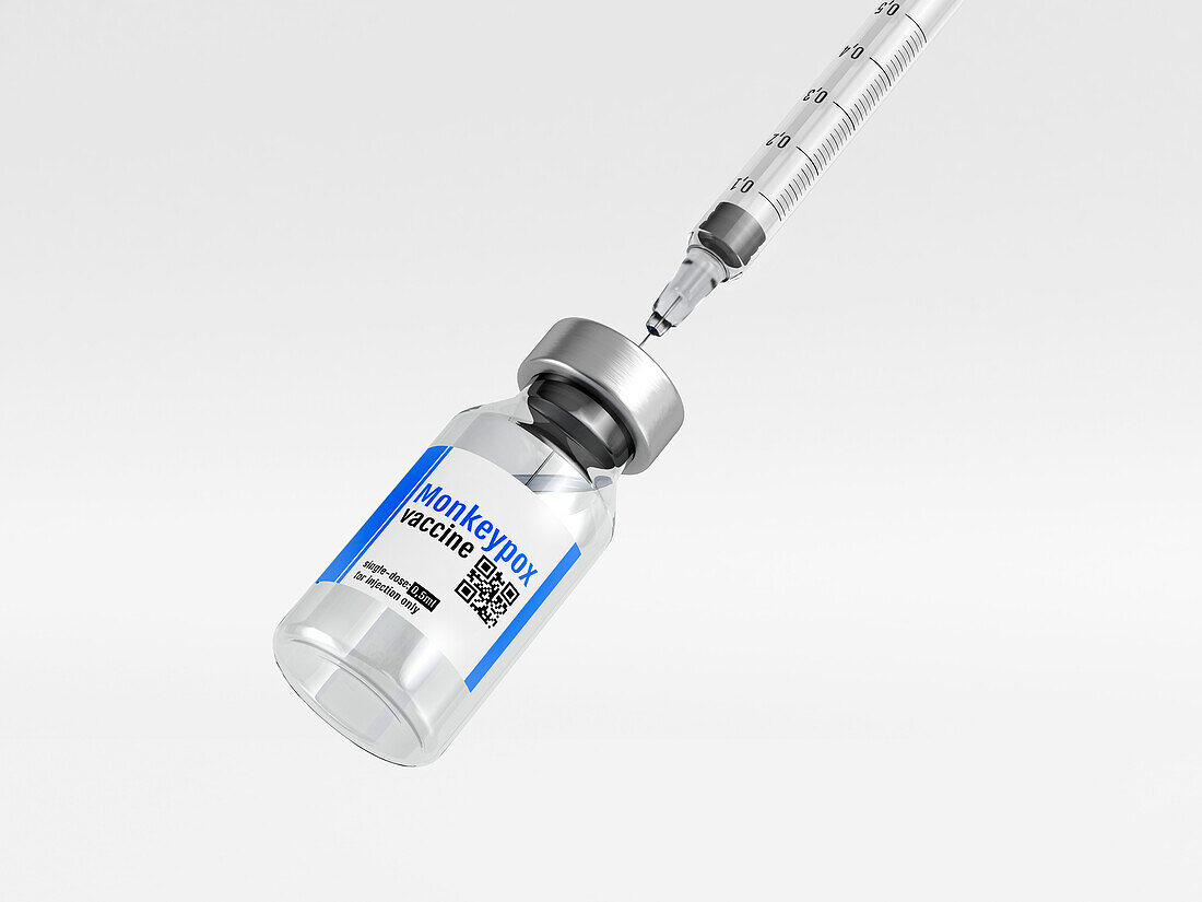 Mpox vaccine, conceptual illustration
