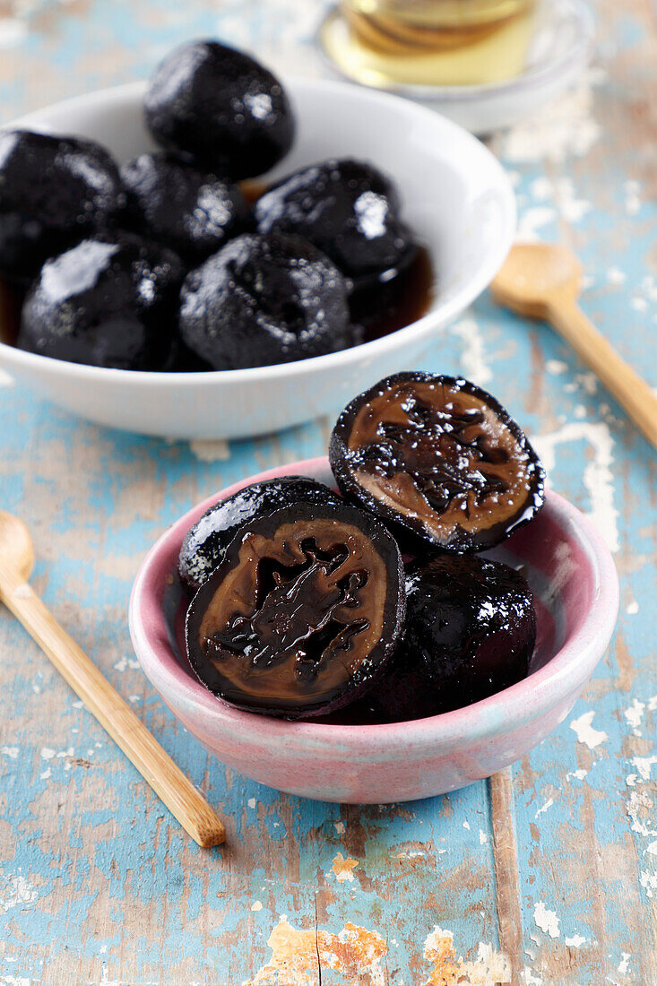 Green walnuts marinated in sweet syrup (Cyprus)