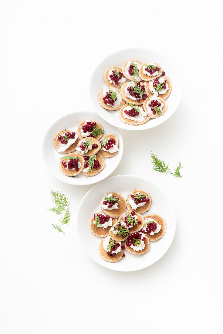 Blinis mit Rote-Bete-Kaviar