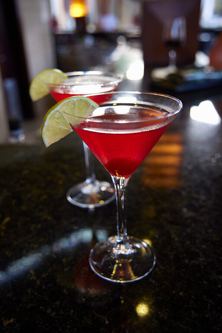 Cranberry martini