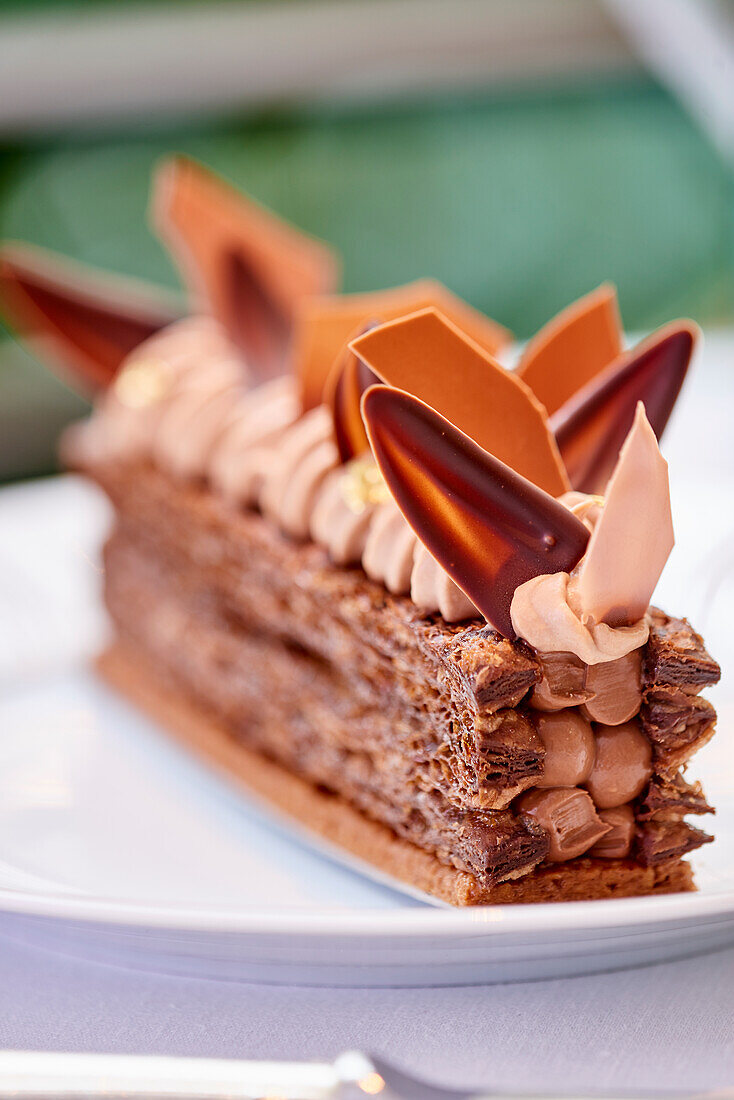 Schokoladen-Mille-feuille