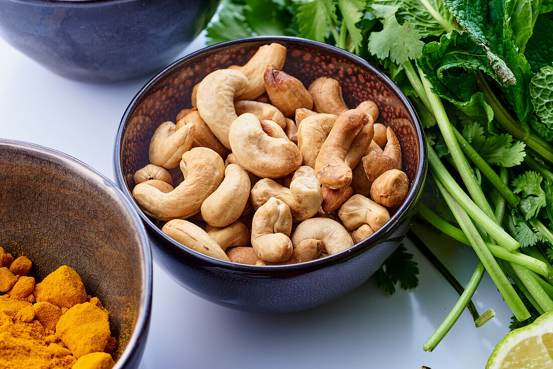 Ingredients for satay sauce