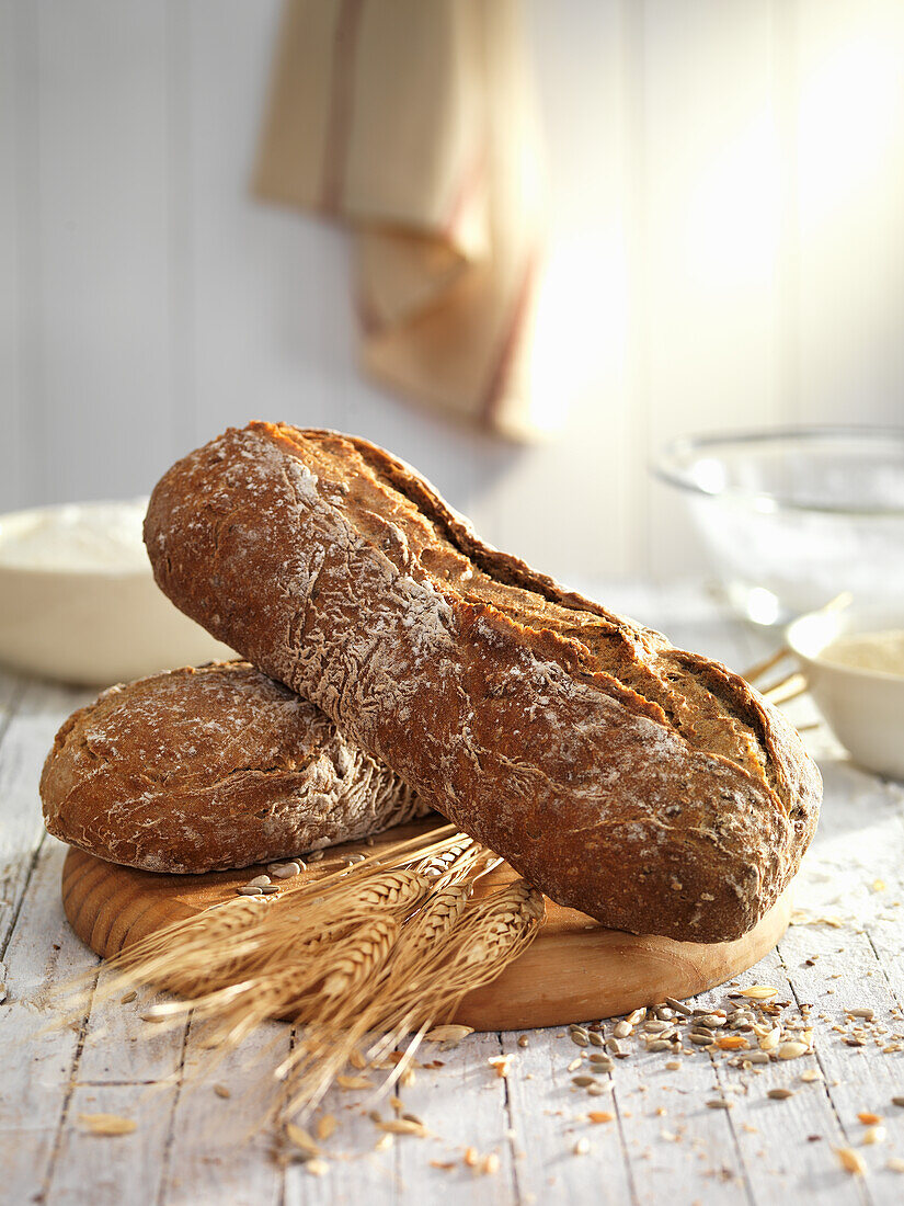 Pan de la abuela con cereales (Spanisches Müslibrot)