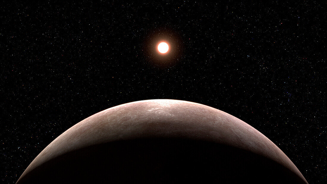 Exoplanet LHS 475 b, illustration