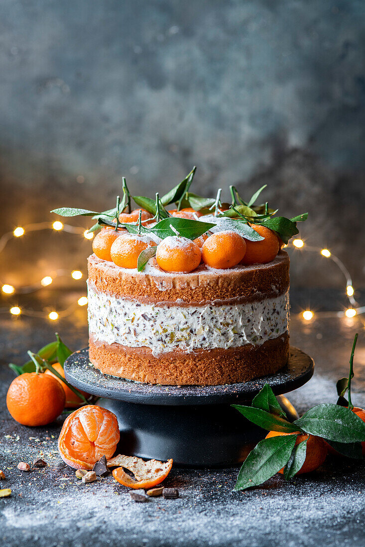 Tangerine cake for Christmas