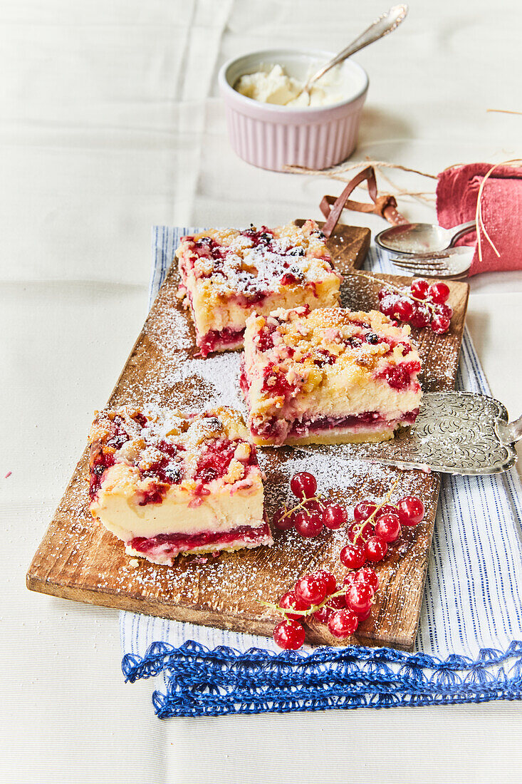 Johannisbeer-Käsekuchen