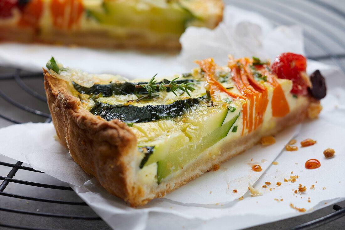 Vegetable quiche