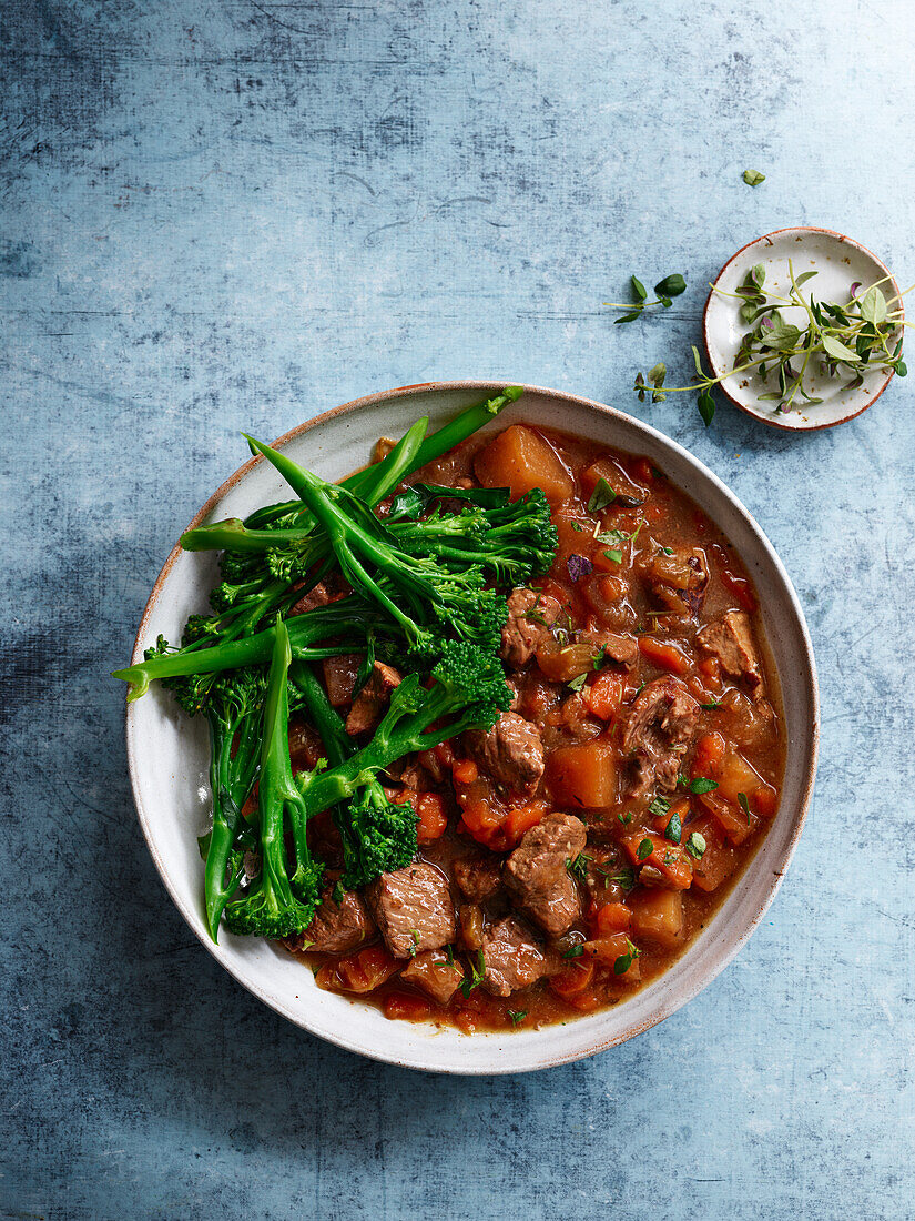 A Bowl of hearty beef stew