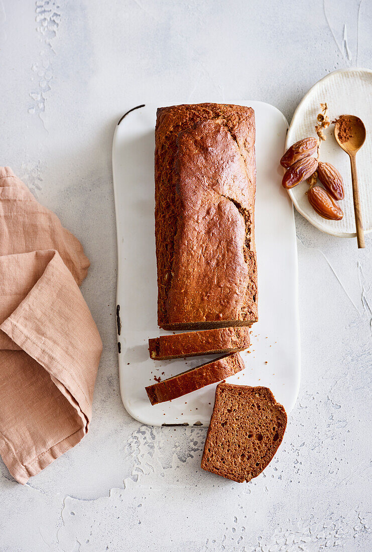 Low Carb date bread with cocoa and nuts (low carb)