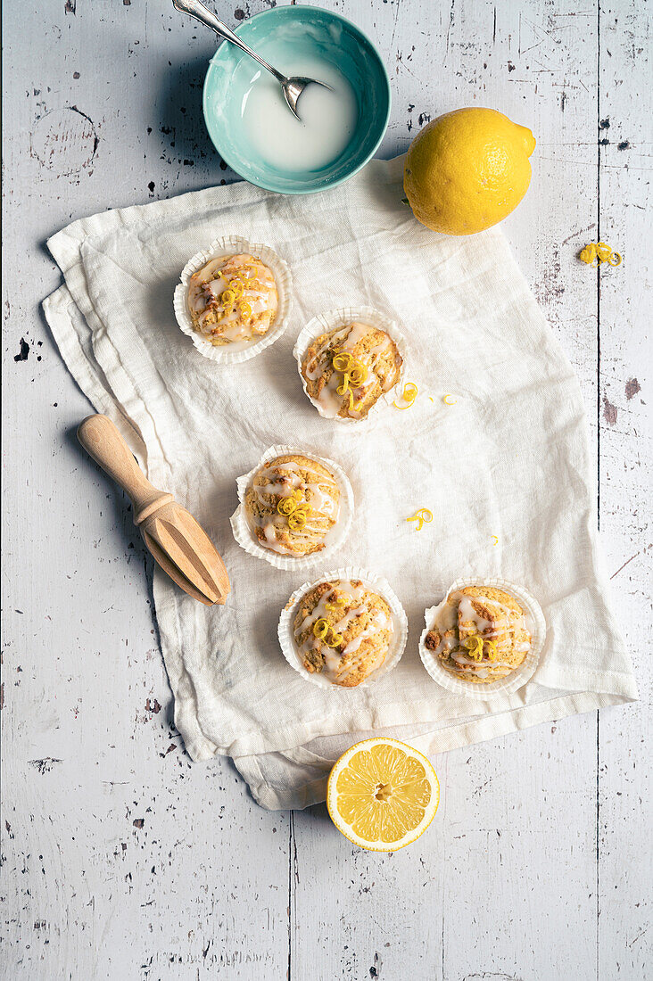 Gluten-free drizzled muffins