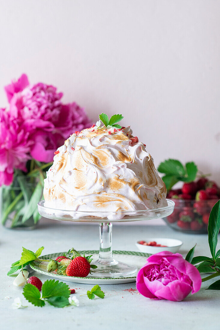 Meringue cake