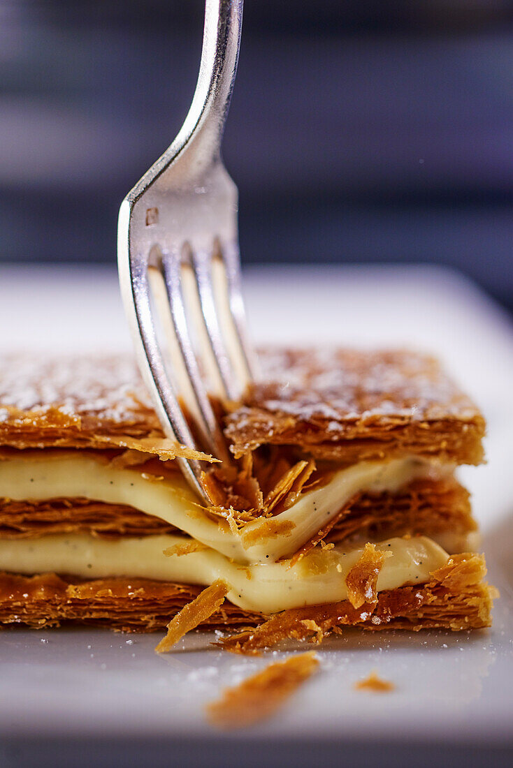 Mille Feuille mit Vanillecreme