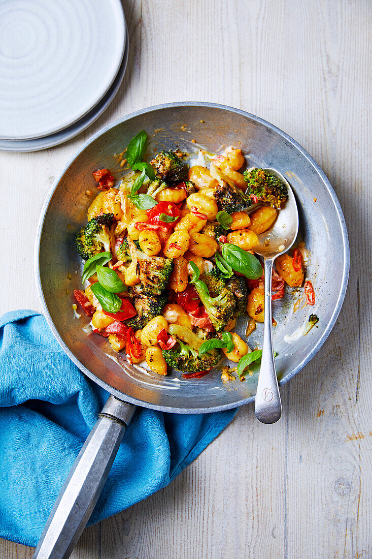 Creamy tomato and mascarpone gnocchi