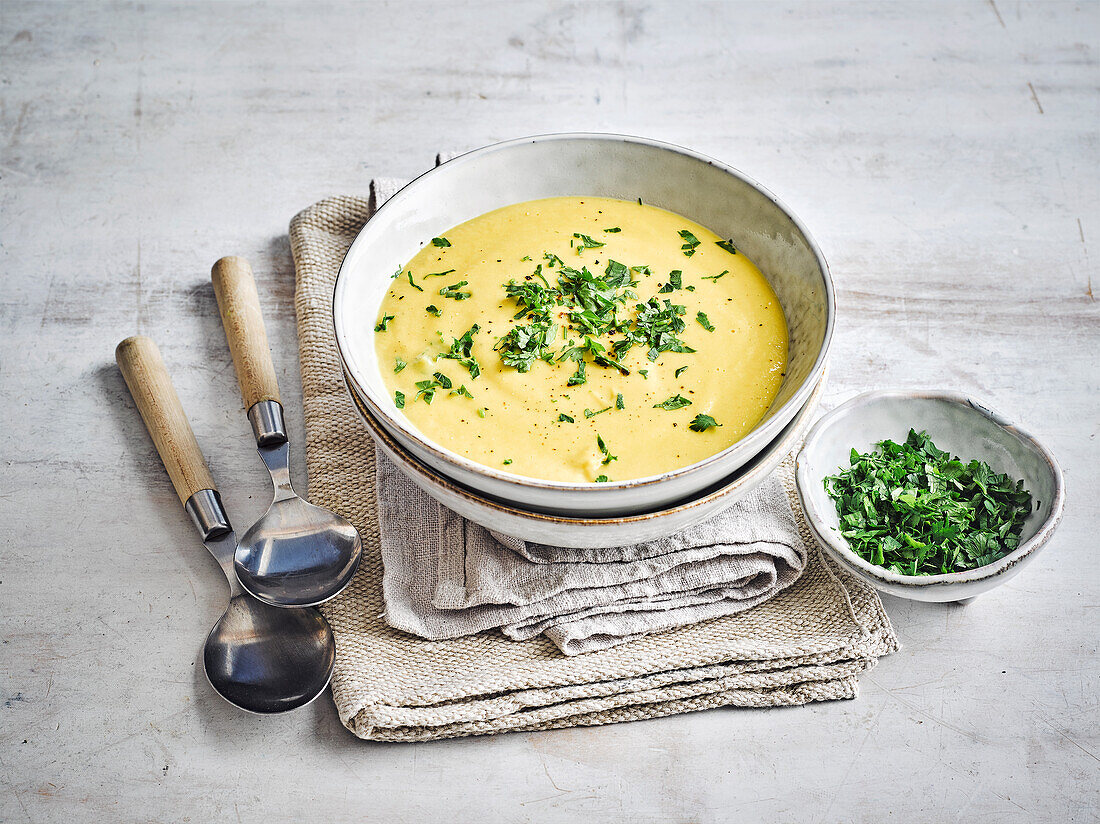 Carrot and parsnip soup