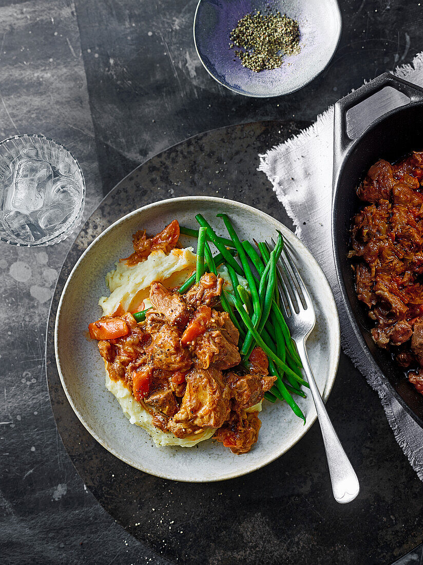 Lamb stew from the slow cooker