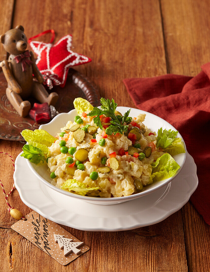 Kartoffelsalat mit Senfmayonnaise