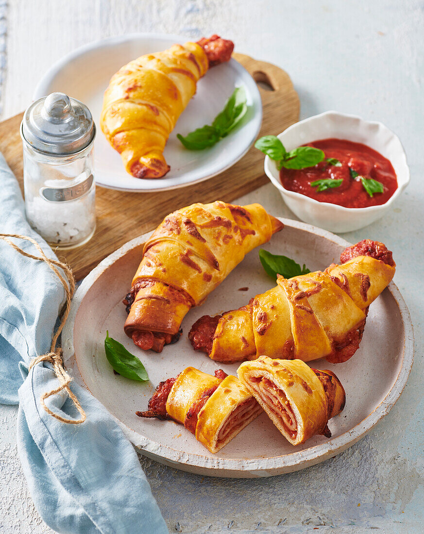 Pizza-Croissants