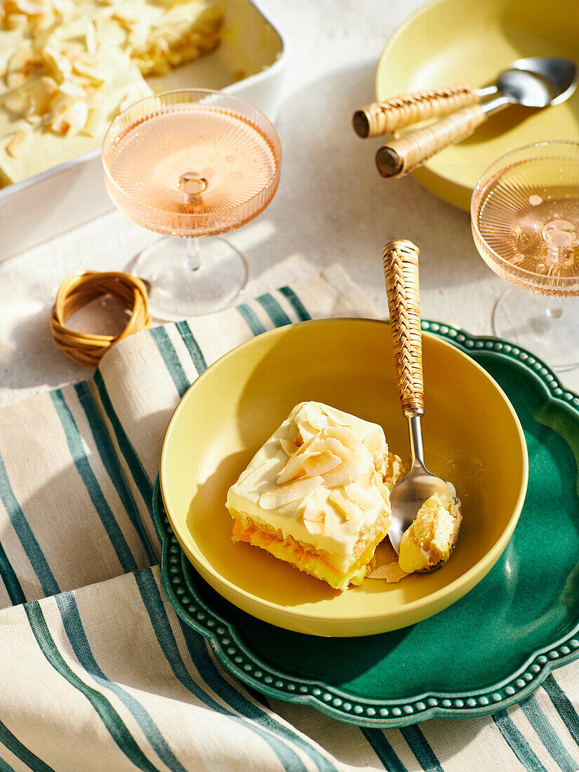 Limoncello-Tiramisu mit Maracuja-Curd