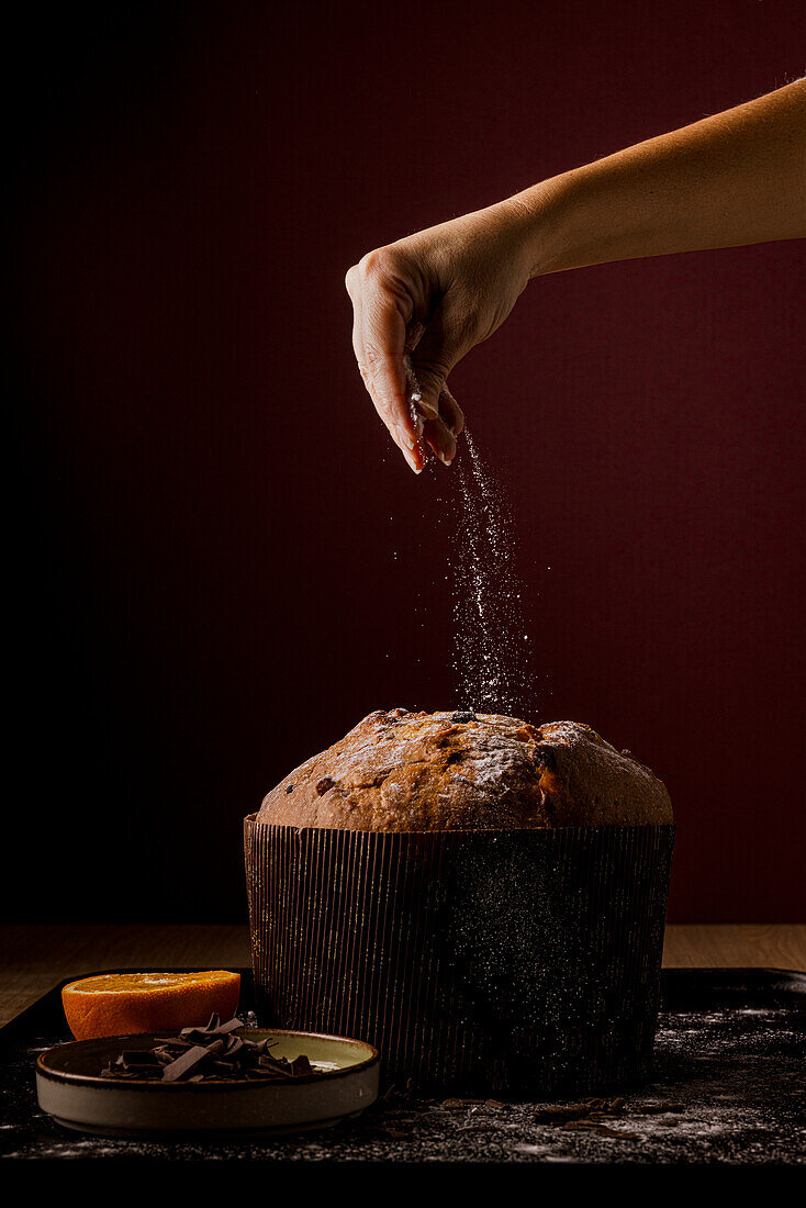 Panettone (Italian Christmas cake)