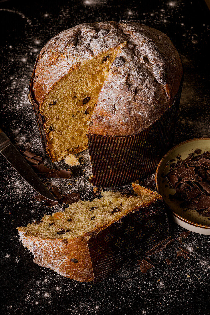 Panettone (italienischer Weihnachtskuchen)