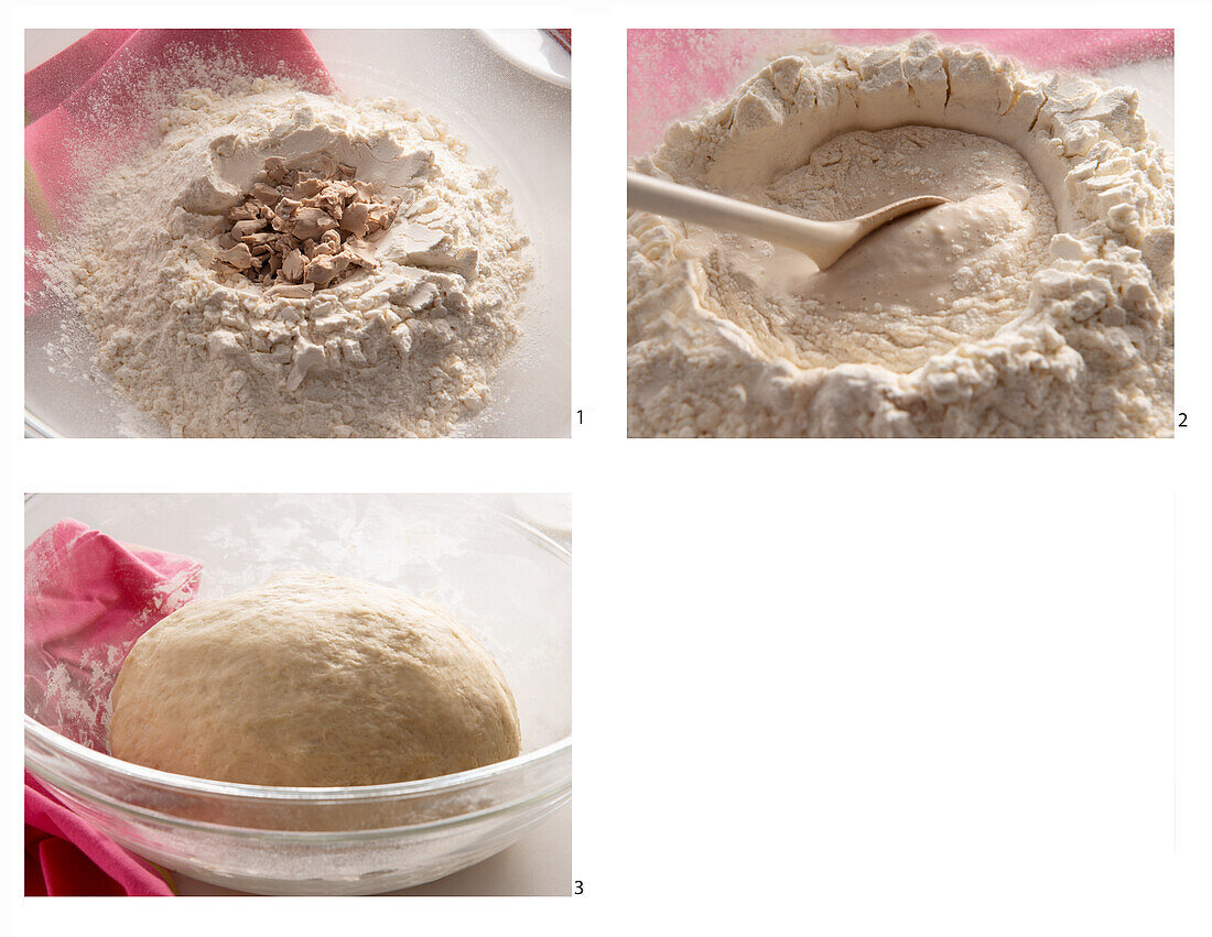 Yeast dough - step by step